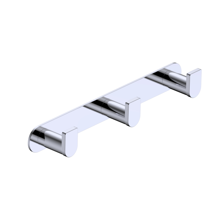 Percha triple PRACTIC cromo - CAP003-02 1