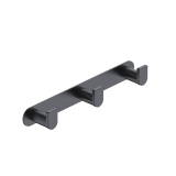 Percha triple PRACTIC negro mate - CAP003-02/NG 1