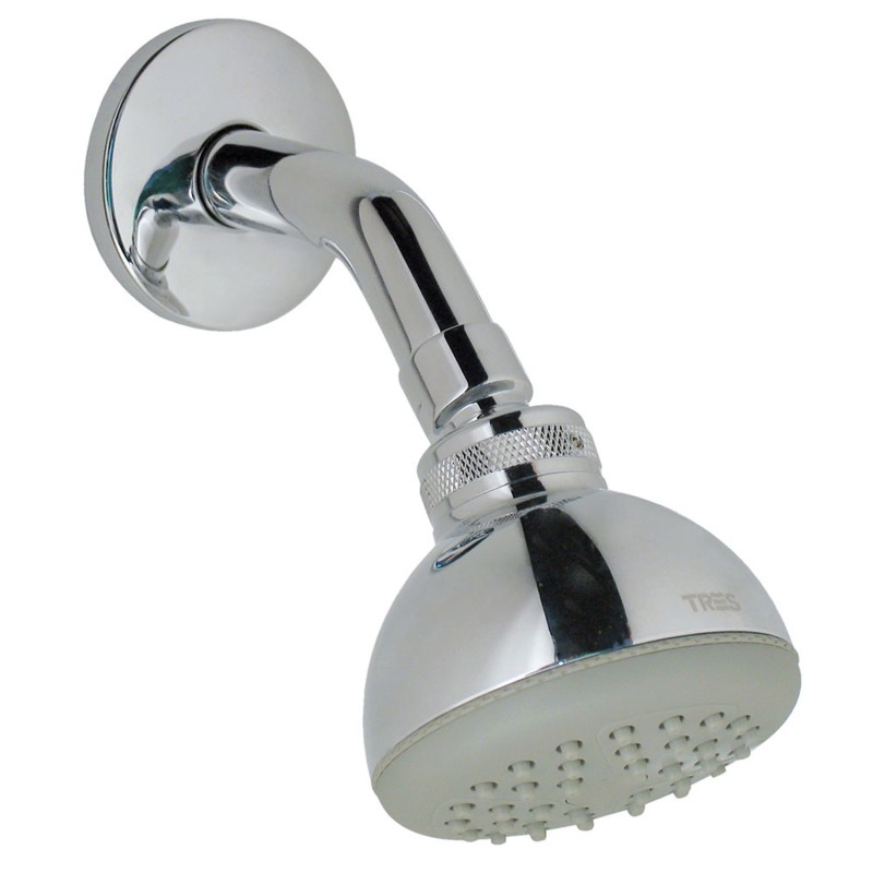 Brazo rociador ducha TRES cromo - 134808