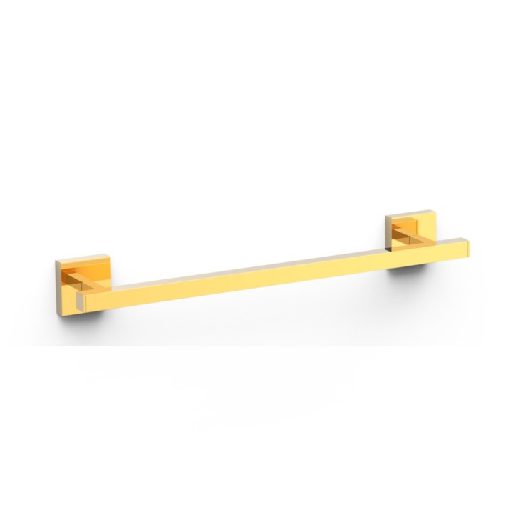 Toallero barra 40 CUADRADO oro brillo - 10723601OR 1