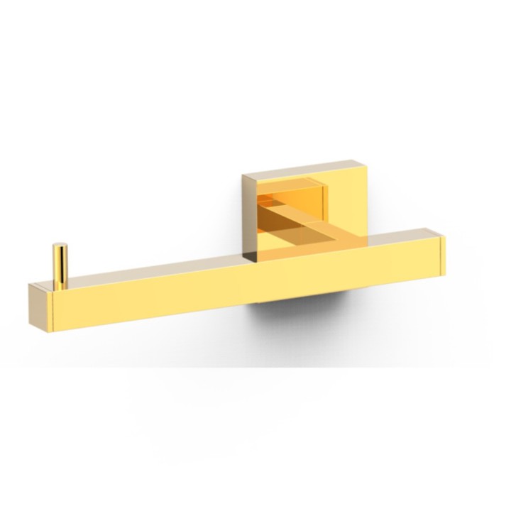 Portarrollo pared CUADRADO oro brillo - 10723606OR 1