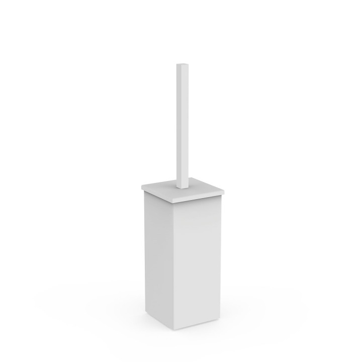 Escobillero de suelo CUADRADO blanco mate - 10733605BM 1