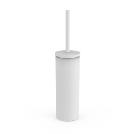 Escobillero de suelo REDONDO blanco mate - 16133602BM 1