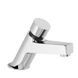 Grifo temporizado lavabo TRES 1 agua cromo - 01210303 1