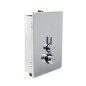 Grifo temporizado ducha empotrado TRES selector temperatura cromo - 01217901
