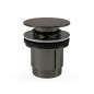 Válvula click 1.1/4" TRES SIMPLE RAPID negro metalizado - 24284001KM