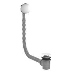 Válvula click con rebosadero para bañera TRES cromo - 13453420 - Tres
