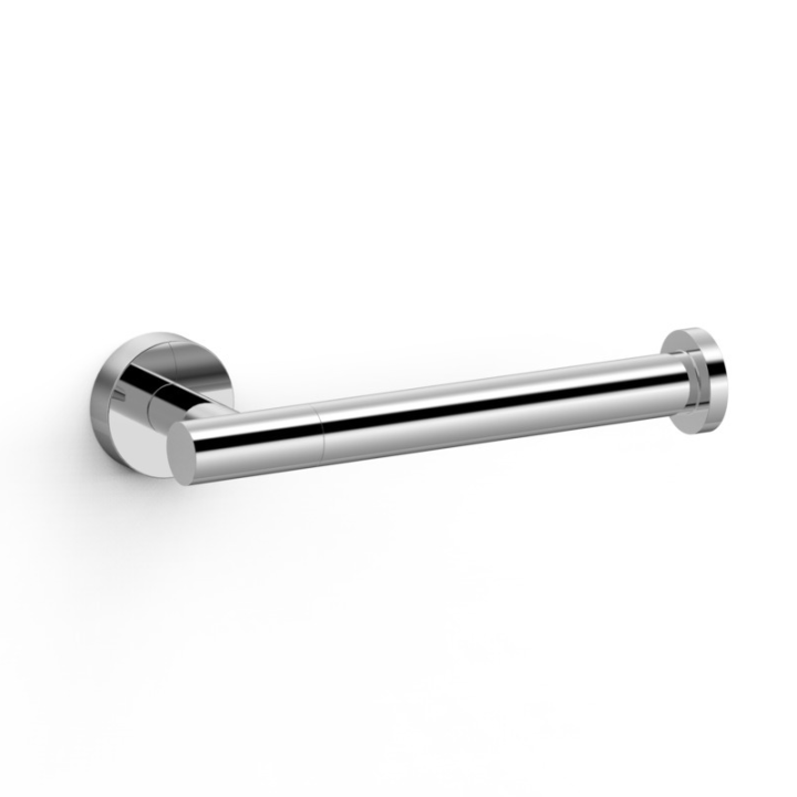Portarrollo pared REDONDO cromo - 16123606 1