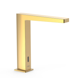 Grifo lavabo electrónico TRES 1 agua oro brillo - 20261310OR 1