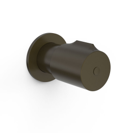 Llave de paso empotrada 3/4" LOFT-TRES negro bronce - 06151101KMB 1