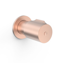 Llave de paso empotrada 3/4" LOFT-TRES oro rosa mate - 06151101OPM 1