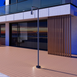 Columna ducha jardín piscina POOL acero S316 azul océano - GPP001/AAO 4