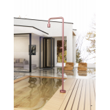 Columna ducha jardín piscina POOL acero S316 rosa coral - GPP001/ACL 2