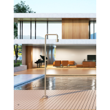 Columna ducha jardín piscina POOL acero S316 moka - GPP001/AMK 2