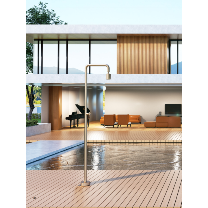 Columna ducha jardín piscina POOL acero S316 moka - GPP001/AMK 2