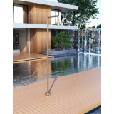 Columna ducha jardín piscina POOL acero S316 moka - GPP001/AMK 3