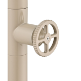 Columna ducha jardín piscina POOL acero S316 moka - GPP001/AMK 5