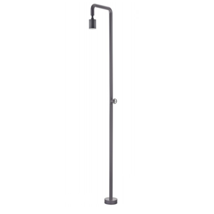 Columna ducha jardín piscina POOL acero S316 gris cobalto - GPP001/AGCB 1
