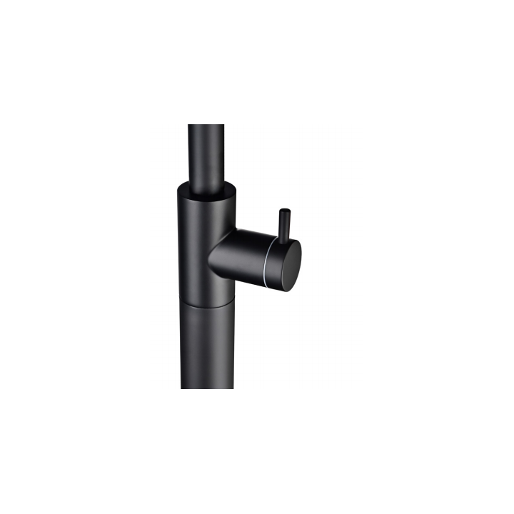 Columna ducha jardín piscina ALASKA acero S316 negro mate - GPA002/ANG 5