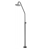Columna ducha jardín piscina ALASKA acero S316 negro mate - GPA002/ANG 1