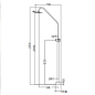 Columna ducha jardín piscina ALASKA acero S316 - GPA002/AC