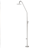 Columna ducha jardín piscina DAKOTA acero S316 - GPD003/AC 1