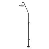 Columna ducha jardín piscina DAKOTA acero S316 negro mate - GPD003/ANG 1