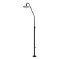 Columna ducha jardín piscina DAKOTA acero S316 negro mate - GPD003/ANG