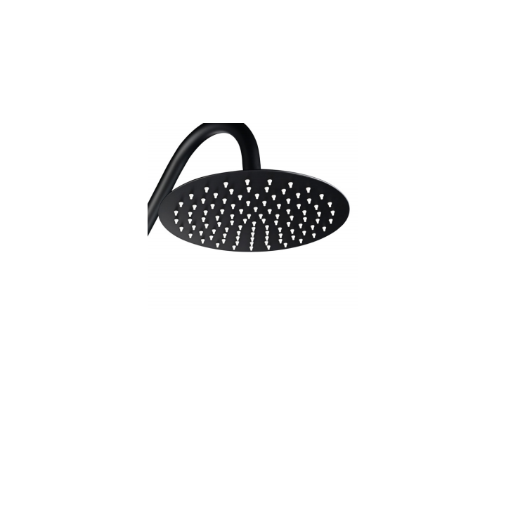 Columna ducha jardín piscina DAKOTA acero S316 negro mate - GPD003/ANG 6