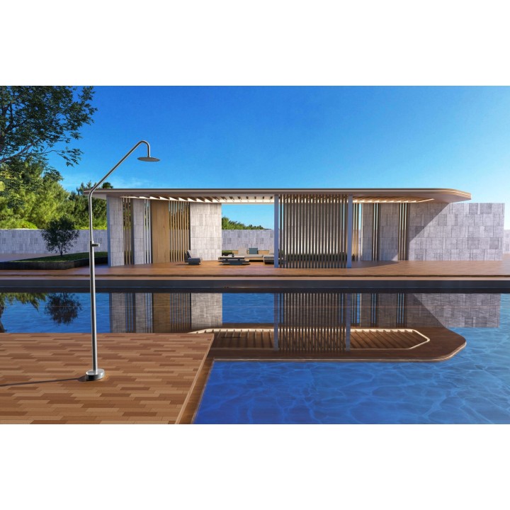 Columna ducha jardín piscina COLORADO acero S316 - GPC004/AC 2