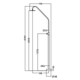 Columna ducha jardín piscina COLORADO acero S316 - GPC004/AC 5