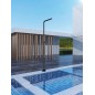 Columna ducha jardín piscina TEXAS acero S316 negro mate - GPT005/ANG