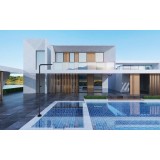 Columna ducha jardín piscina TEXAS acero S316 negro mate - GPT005/ANG 3