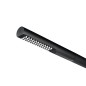 Columna ducha jardín piscina TEXAS acero S316 negro mate - GPT005/ANG