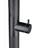 Columna ducha jardín piscina TEXAS acero S316 negro mate - GPT005/ANG 5