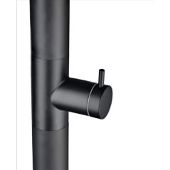 Columna ducha jardín piscina TEXAS acero S316 negro mate - GPT005/ANG - Imex