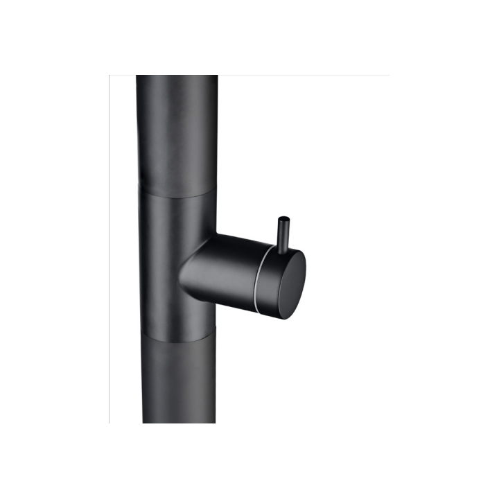 Columna ducha jardín piscina TEXAS acero S316 negro mate - GPT005/ANG 5