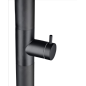 Columna ducha jardín piscina TEXAS acero S316 negro mate - GPT005/ANG