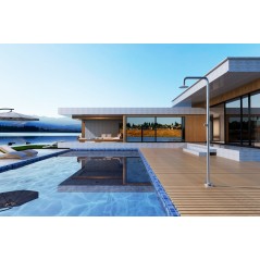 Columna ducha jardín piscina OREGON acero S316 - GPO006/AC