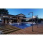 Columna ducha jardín piscina OREGON acero S316 negro mate - GPO006/ANG