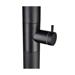 Columna ducha jardín piscina OREGON acero S316 negro mate - GPO006/ANG - Imex