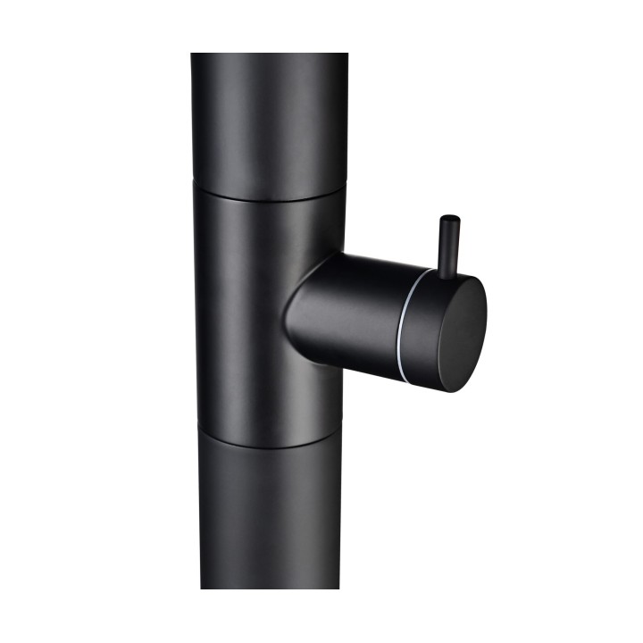 Columna ducha jardín piscina OREGON acero S316 negro mate - GPO006/ANG 4