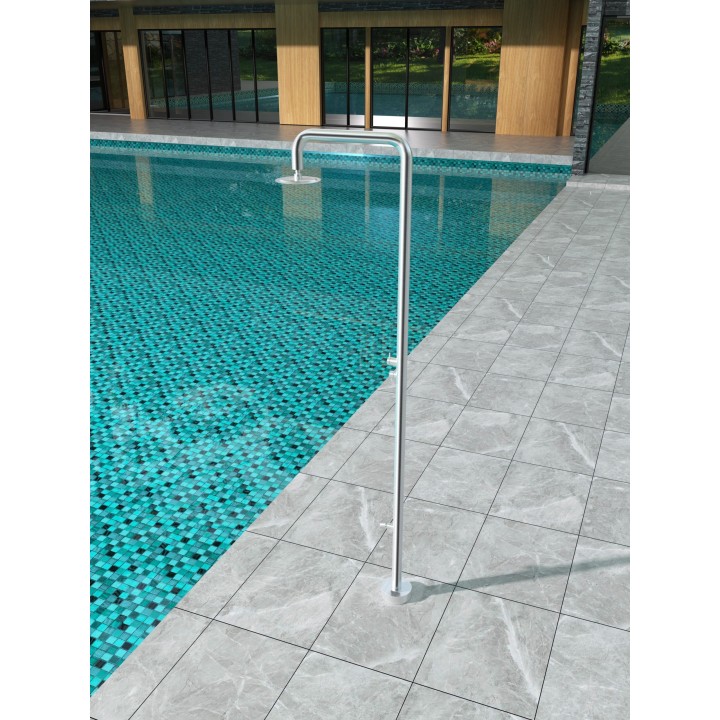 Columna ducha jardín piscina MICHIGAN acero S316 - GPM007/AC 2