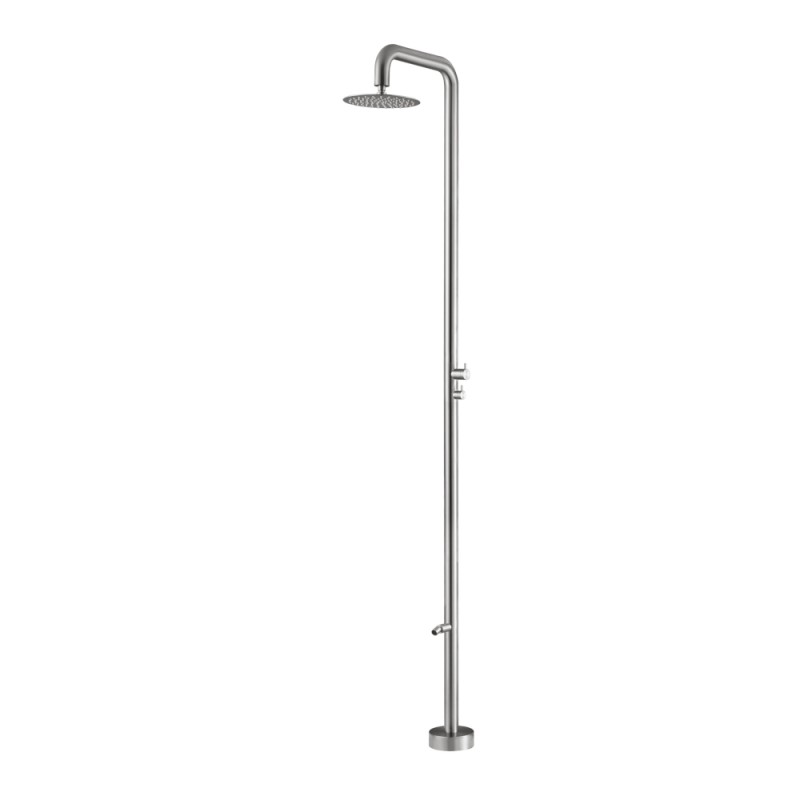 Columna ducha jardín piscina MICHIGAN acero S316 - GPM007/AC