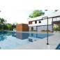 Columna ducha jardín piscina MICHIGAN acero S316 negro mate - GPM007/ANG