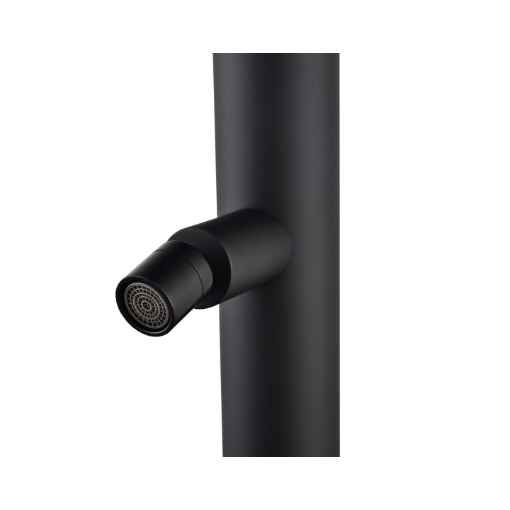 Columna ducha jardín piscina MICHIGAN acero S316 negro mate - GPM007/ANG 6