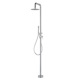 Columna ducha jardín piscina FLORIDA acero S316 - GPF008/AC 1