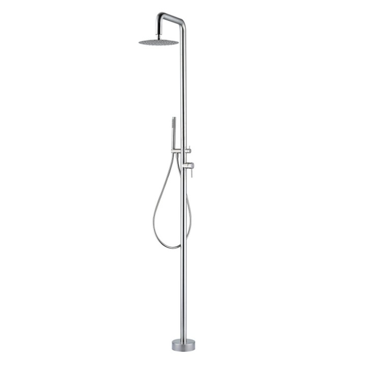 Columna ducha jardín piscina FLORIDA acero S316 - GPF008/AC 1