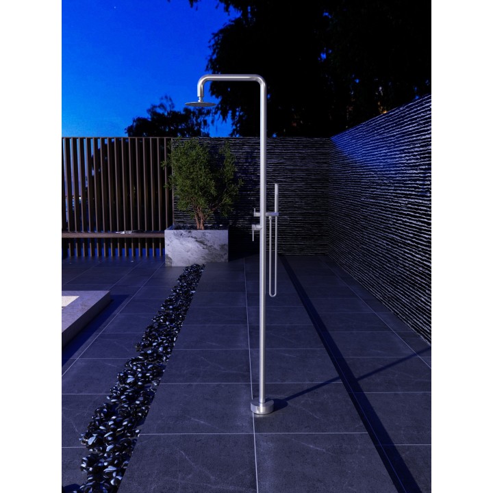 Columna ducha jardín piscina FLORIDA acero S316 - GPF008/AC 3