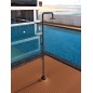 Columna ducha jardín piscina FLORIDA acero S316 negro mate - GPF008/ANG